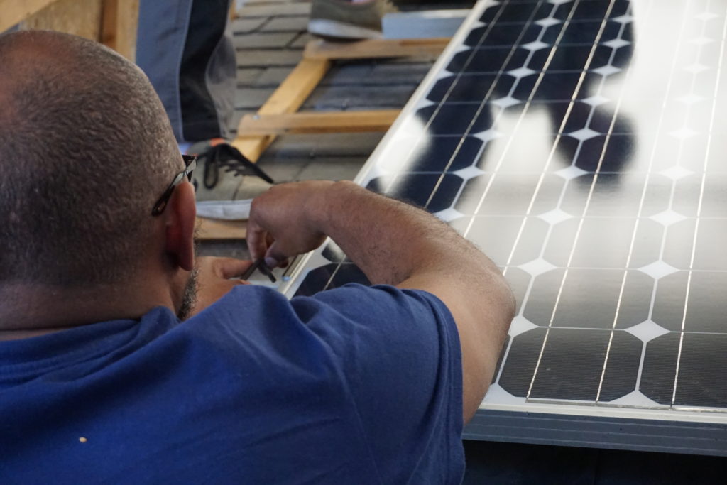 Installation de panneau solaire