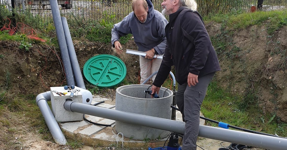 Installation d'un système d'eau pluviale